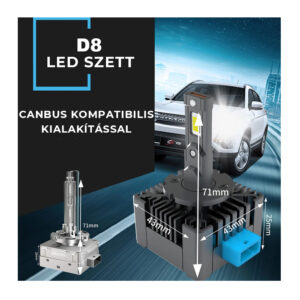 D8R Led izzó 2db