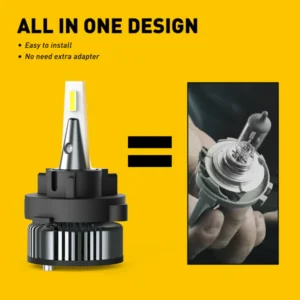 H7 Led izzó 2db Vokswagen adapteres Polo 5, Touran