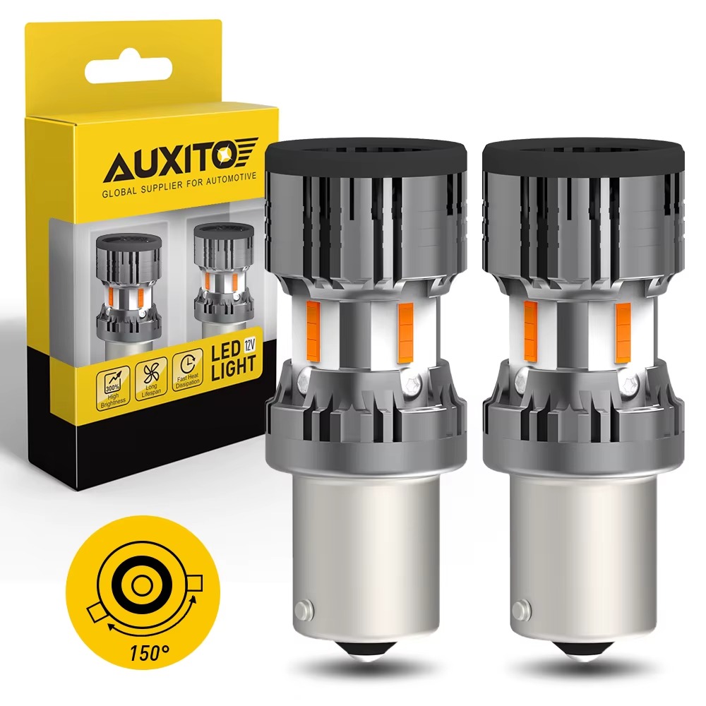 BA15S led narancssárga CANBUS 2db AUXITO 2 BA15S led narancssárga CANBUS 2db AUXITO - Image 2