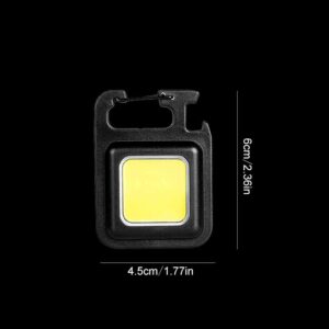 Teszt Kia 18 Mini LED kulcstartó lámpa – újratölthető, mágneses, 3 világítási móddal