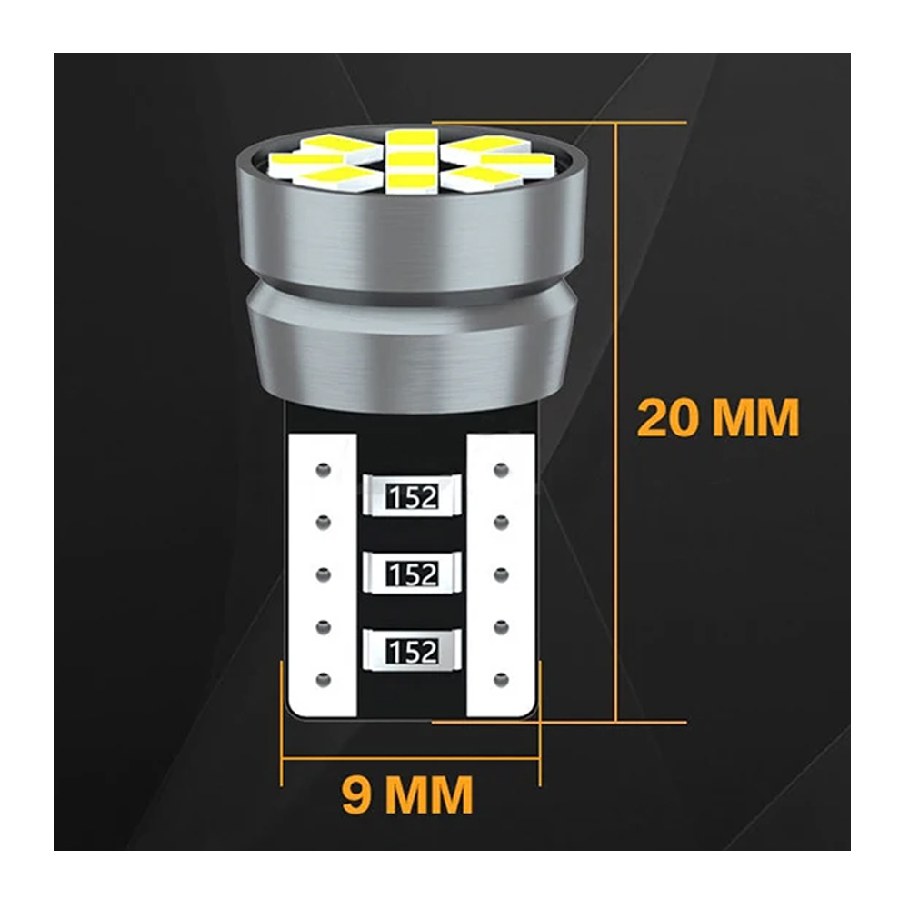 T10 led mini series 2db narancssárga 3 T10 led mini series 2db narancssárga - Image 3