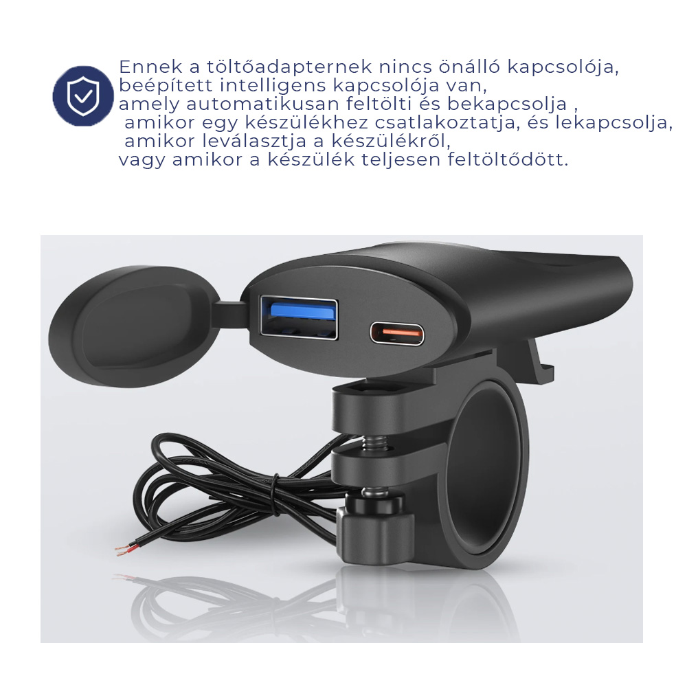 Motoros töltő USB és USB C porttal 7 Motoros töltő USB és USB C porttal - Image 7