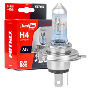 H4 izzó 24V +120% emelt fényerővel 2db