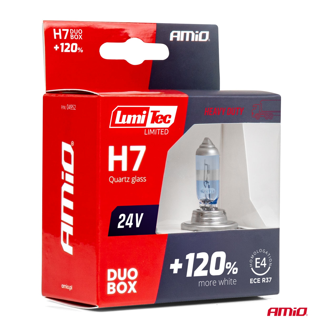 H7 izzó 24V +120% emelt fényerővel 2db 2 H7 izzó 24V +120% emelt fényerővel 2db - Image 2