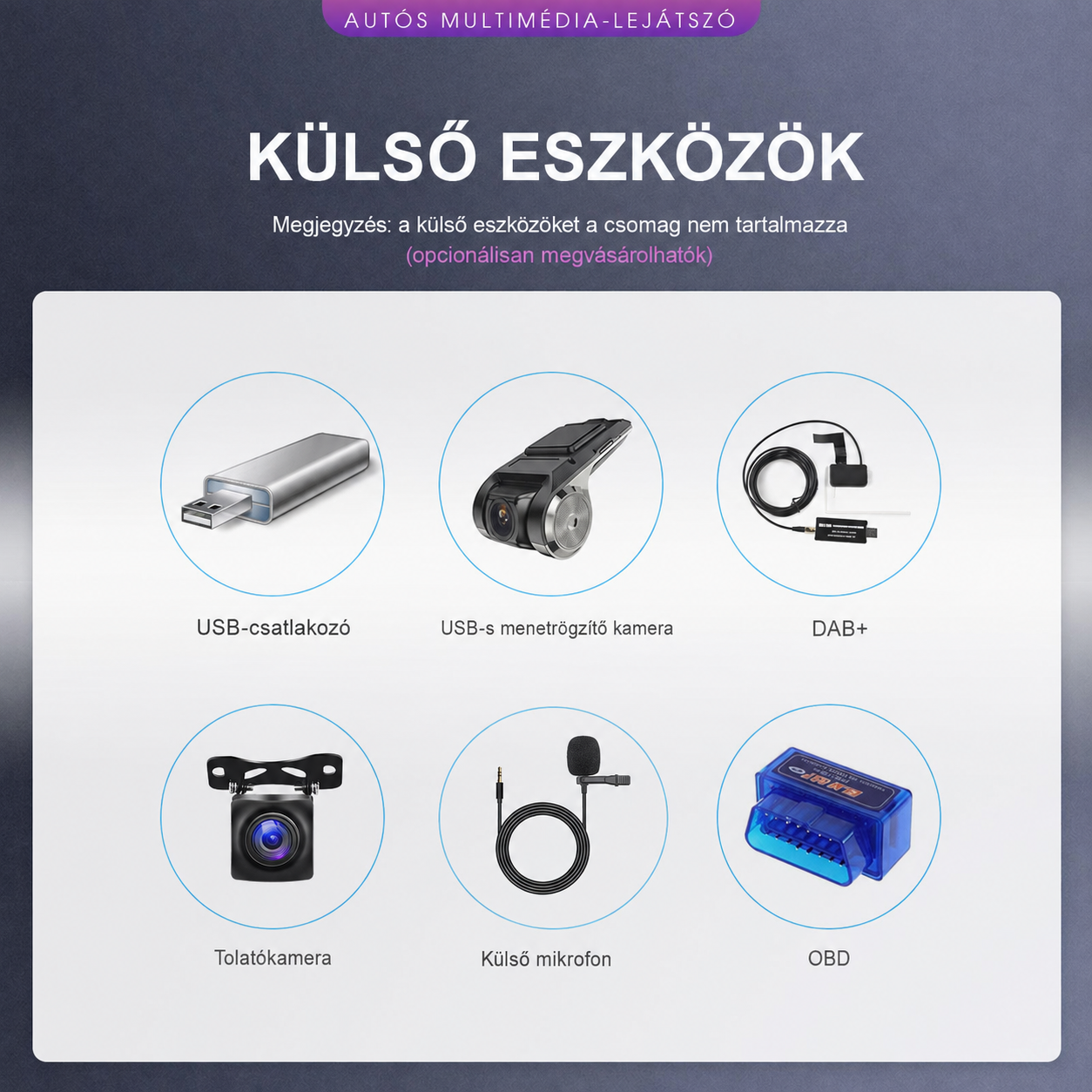 Magyar nyelvű Autórádió – dönthető érintőkijelző 9",CarPlay és Android Auto 7 Magyar nyelvű Autórádió – dönthető érintőkijelző 9",CarPlay és Android Auto - Image 7