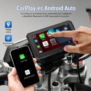 Teszt Kia 22 Motoros CarPlay kijelző 5″ – Vezeték nélküli Apple CarPlay és Android Auto