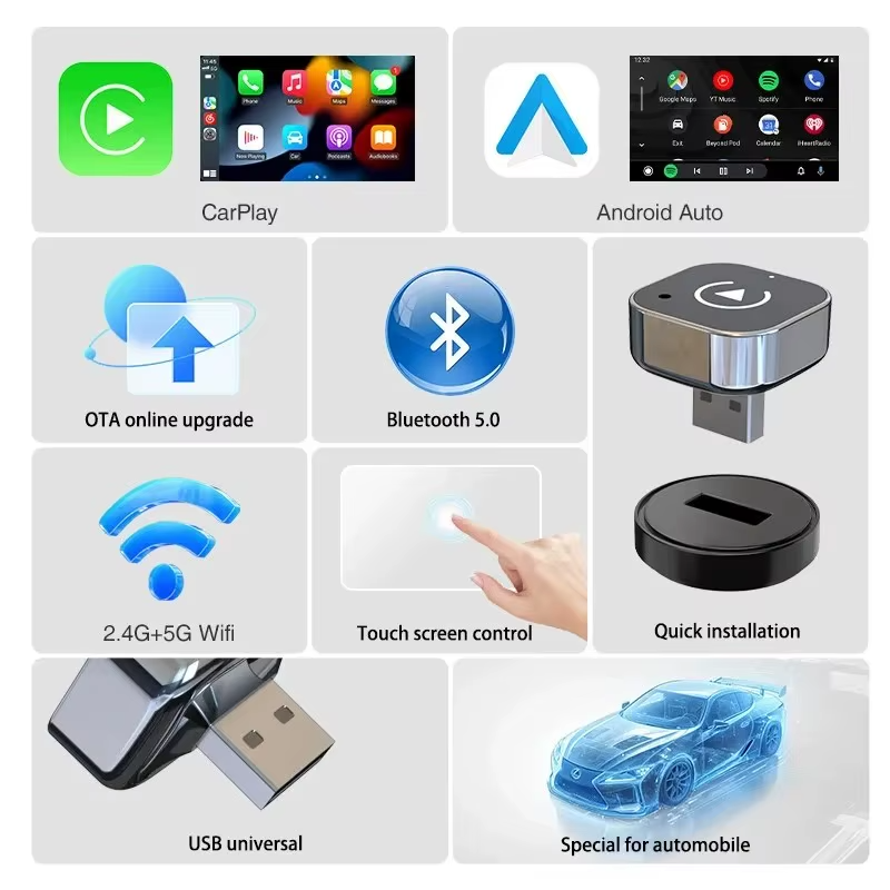 Vezeték nélküli CarPlay & Android Auto adapter 3 Vezeték nélküli CarPlay & Android Auto adapter - Image 3